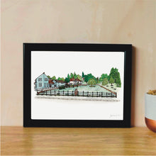 Load image into Gallery viewer, Dunmow Doctors Pond Watercolour Print