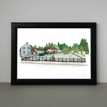 Load image into Gallery viewer, Dunmow Doctors Pond Watercolour Print