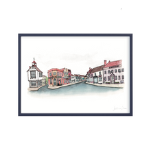 Load image into Gallery viewer, Dunmow High Street Watercolour Print