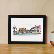 Load image into Gallery viewer, Dunmow High Street Watercolour Print