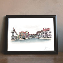 Load image into Gallery viewer, Dunmow High Street Watercolour Print