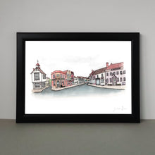 Load image into Gallery viewer, Dunmow High Street Watercolour Print