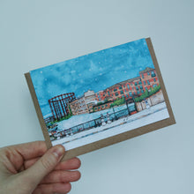 Load image into Gallery viewer, London Christmas Card - Regent's Canal from Broadway Market