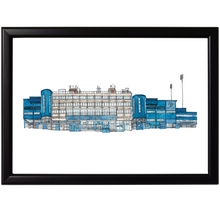 Load image into Gallery viewer, A full colour print of Queens Park Rangers Loftus Road Ground