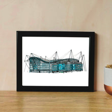 Load image into Gallery viewer, Manchester City Art Print - The Etihad Stadium