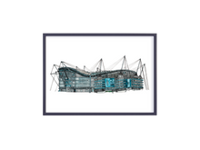 Load image into Gallery viewer, Manchester City Art Print - The Etihad Stadium