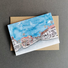 Load image into Gallery viewer, Dunmow Christmas Card - High Street