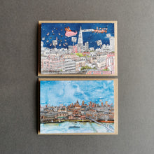 Load image into Gallery viewer, Mixed London Skyline Christmas Cards - Set of Six