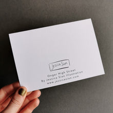 Load image into Gallery viewer, Ongar Christmas Card - Ongar High Street and Budworth Hall