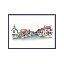 Load image into Gallery viewer, Dunmow High Street Watercolour Print
