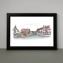Load image into Gallery viewer, Dunmow High Street Watercolour Print
