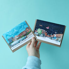 Load image into Gallery viewer, Broadway Market Christmas Cards - Mixed Pack of 6
