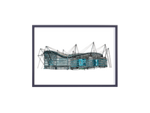 Load image into Gallery viewer, Manchester City Art Print - The Etihad Stadium
