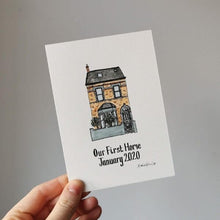 Load image into Gallery viewer, Personalised House Illustration - Watercolour and Pen

