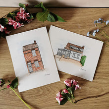 Load image into Gallery viewer, Personalised House Illustration - Watercolour and Pen
